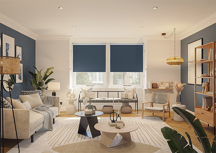 Rimini (Blackout), Navy - Twist&Fit Roller Blind - Image 8